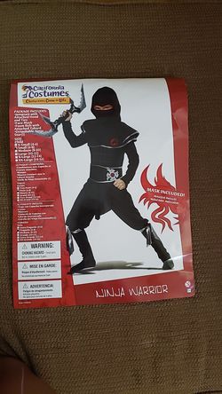 Ninja Warrior Halloween costume size small 6-8