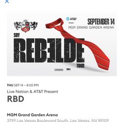 RBD CONCERT TICKETS