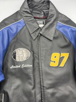 Kurt Busch Signature Series #17 of 100 Nascar Leather Racing Jacket / Size L