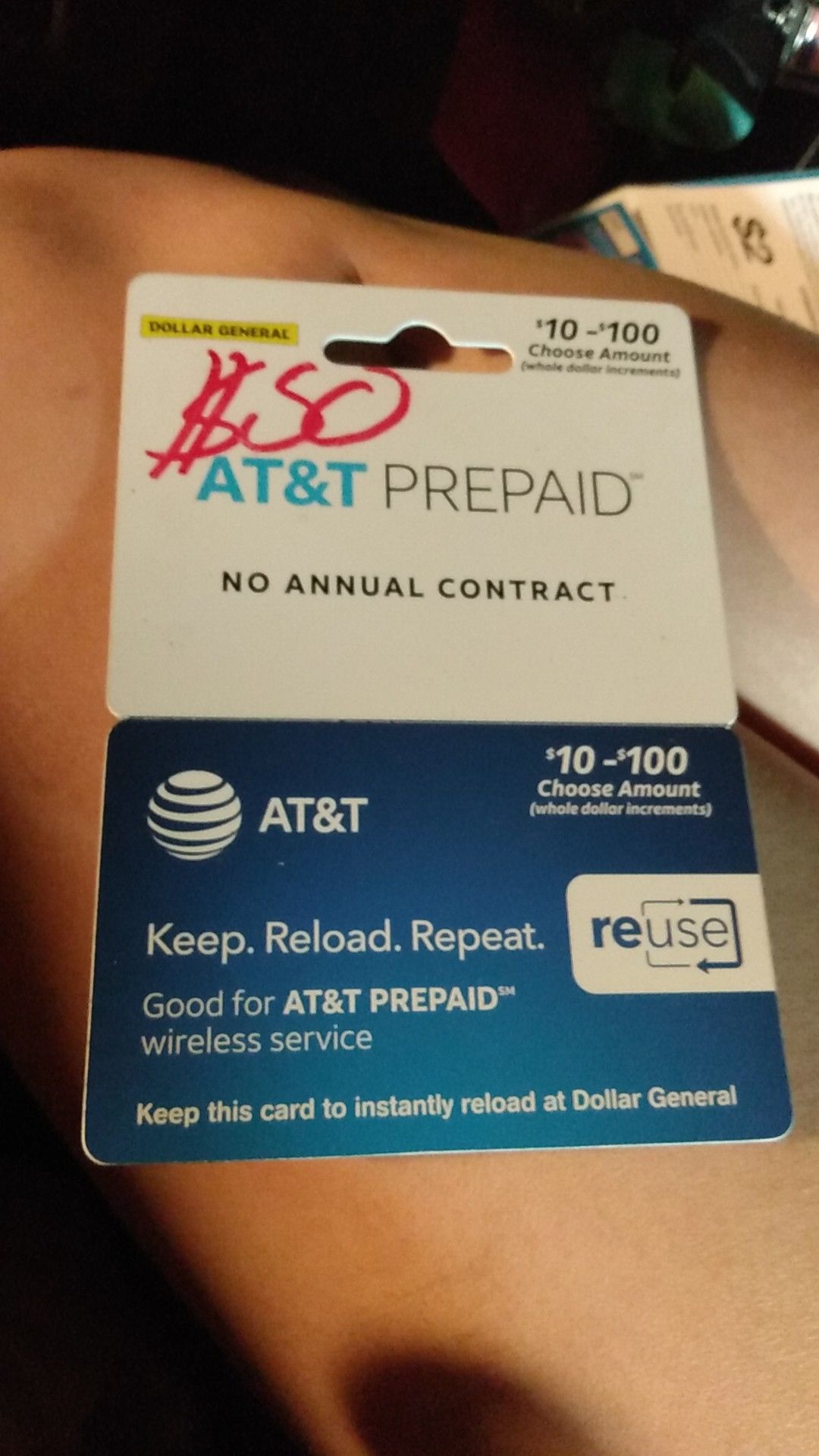 $50 AT&T card