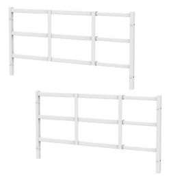 NEW Fixed Window Safety Guard 14”x 38” *2 Pack Adjustable Width Prevents Falls Tamper Resistant Screws Included New, Open Box