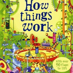 NEW Kids Children Education Learning Flaps to lift How Things Work Big Board Book Storybook 
