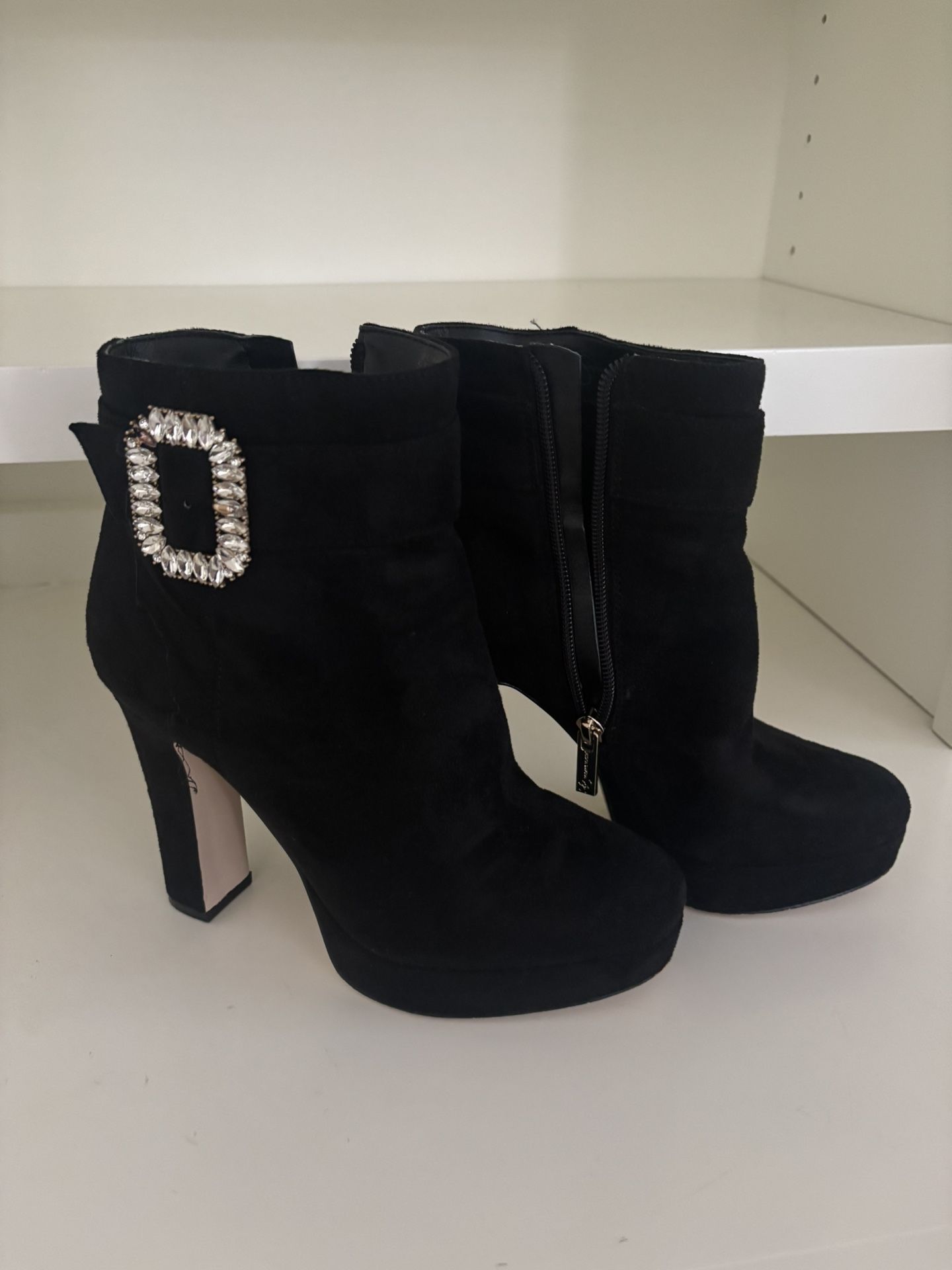 Black Booties Size 5.5