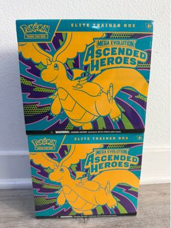 Pokemon Mega Evolution Ascended Heroes Elite Trainer Box ETB SEALED NEW
