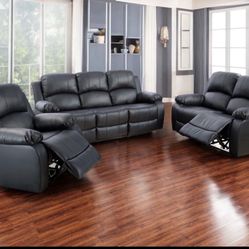 Gray Recliner Living Room new in box 3PC  , Delivery same day 