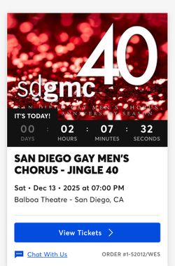 San Diego Gay Men’s Chorus | Jingle