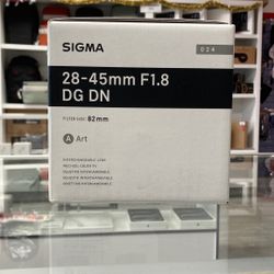 Sigma 28-45mm F1.8 Lens For Sony