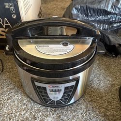 Power Pressure Cooker XL 8 Quart Model PPC790 XL Silver Stainless Steel