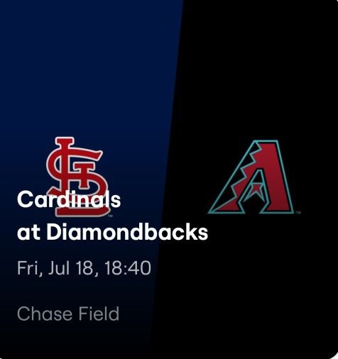 D-Backs vs Cardinals
