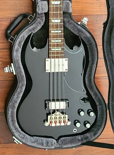 Epiphone SG EB-3 Bass in Stunning Ebony Black With OHSC - Mint