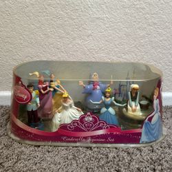 Vintage Disney Cinderella Figurine Set 