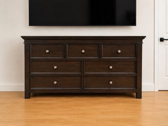 Wooden Dresser and two night stands