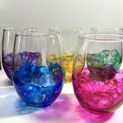 Custom Stemless Wine Glasses 