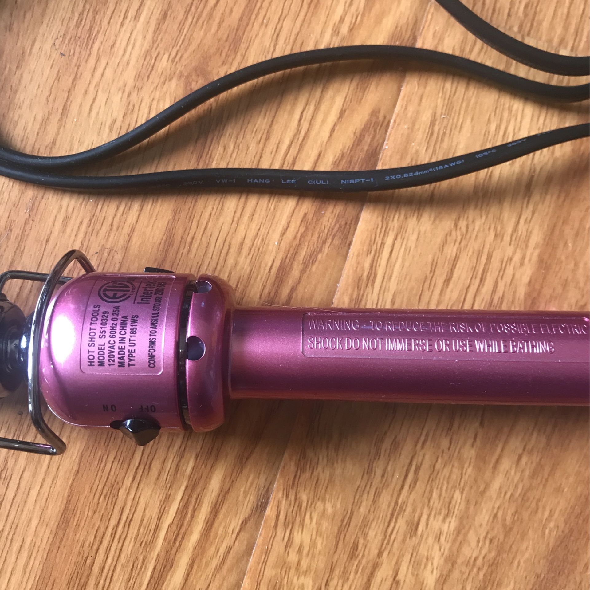 Hot Shoot Tools Hair Curling Iron Wand