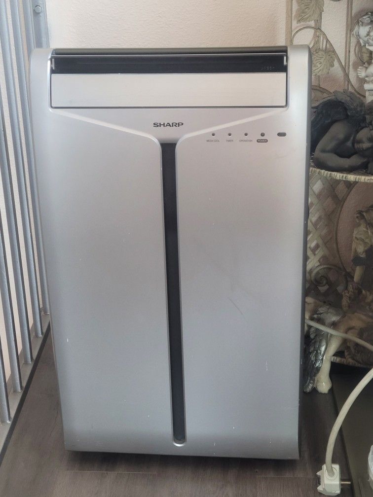 Sharp Portable Air Conditioner On Wheels