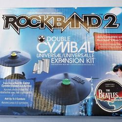 New RockBand 2 Double Cymbal Universal Expansion Kit