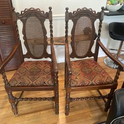 Mid-1800s Jacobean Chairs