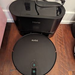 iHOME IHRV11Y-BLK VACUUM CLEANER WITH SELF EMPTYING STATION 