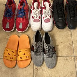 Versace, Gucci, Jordans Size 6 1/2 To 8 shoes