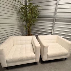 2 living spaces accent chairs