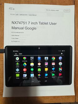 Google Nvidia Project Tango Development Tablet, NX-74751 Working / Tested