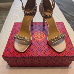 Tory Burch Penelope 100 mm Embellished Sandal
