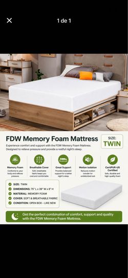 FDW Memory Foam Mattress