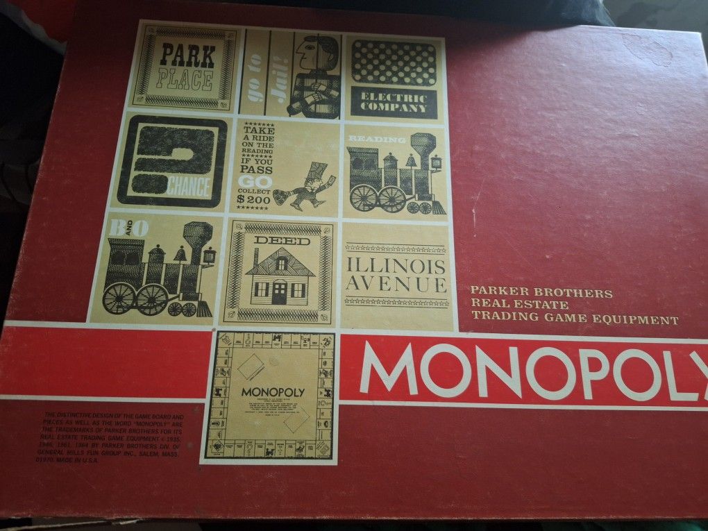 Vintage Monopoly Game