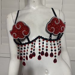 New large Naruto carnival bra iheartraves  festival anime rave raver outfit top