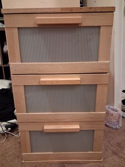 Ikea 3 drawer chest-used