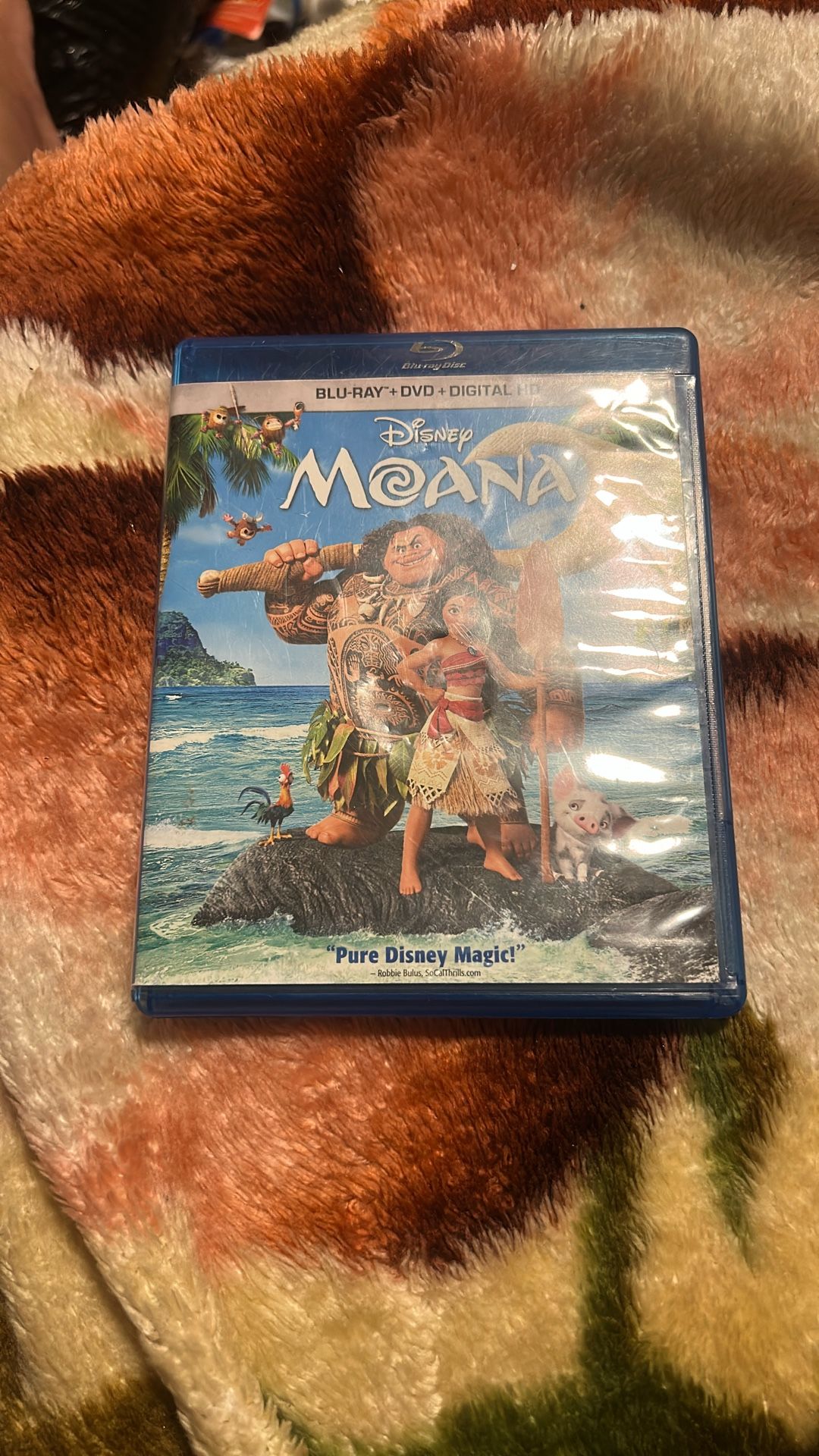 Disney Moana blu-ray Dvd