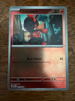 Pokémon TCG Pitch Black Charcadet Reverse Holo 011/084