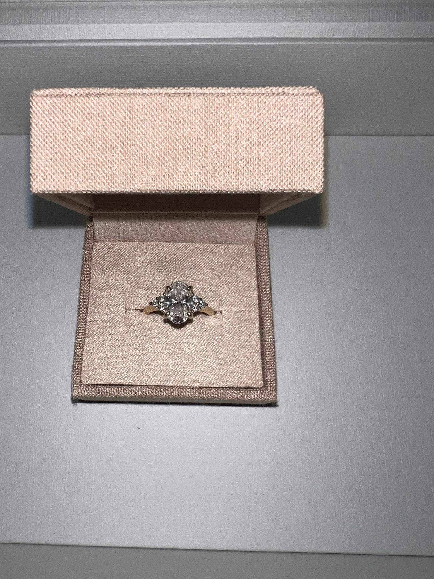 NEW 14k Gold 2c Engagement Ring Size 4.5 2