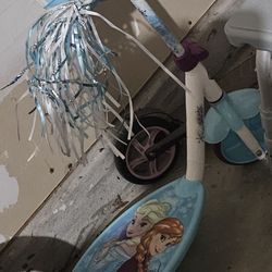 Girl Frozen Scooter