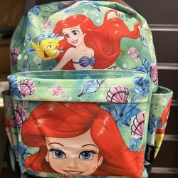 Mini Disney Princess Ariel Backpack For Kids 