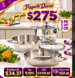Stainless Steel Cookware Set 3-Piece