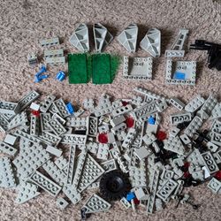 Vintage LEGO Space 6952 Solar Power Transporter parts and pieces