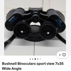 BUSHNELL Binoculars Port View 7×35 Wide Angle