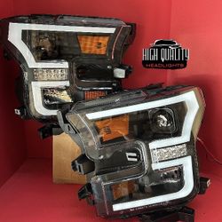 Ford F150 2015. 2017 Headlights.