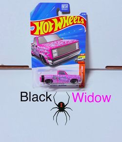 Hot wheels - Black widow 83' chevy silverado $10