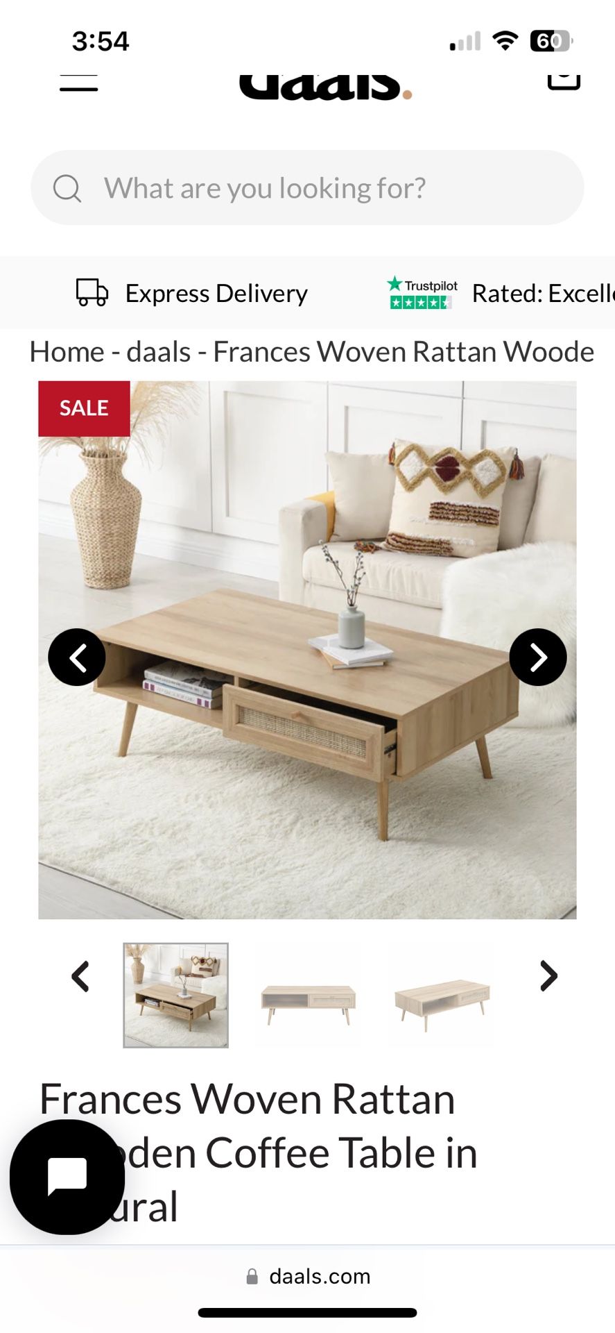 Gorgeous Rattan Coffee Table With Drawer And Storage