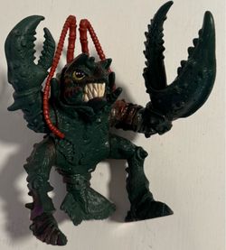 Vintage Mattel Street Sharks Crusty Crab Action Figure