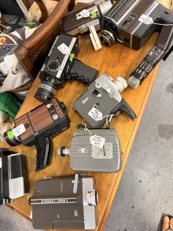 Vintage 8mm and Super 8 Movie Cameras