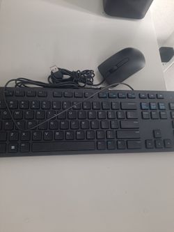 Dell keyboard + wire mouse