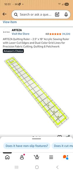 Arteza  quilting ruler