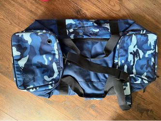 Stüssy Duffle Bag - Blue Camo, Brand New w/o Tags