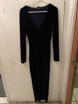 Fashion Nova Navy Blue Dress
