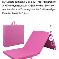 Pink Tumbling Mats. 2 Available. $20 Each