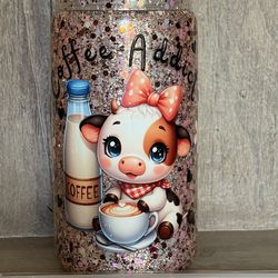 16 oz suspended glitter tumbler (NEW)