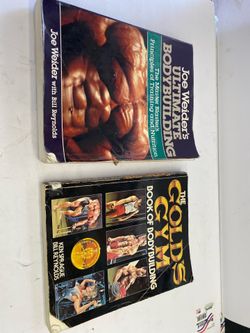 Joe Weider golds gym classic bodybuilding books